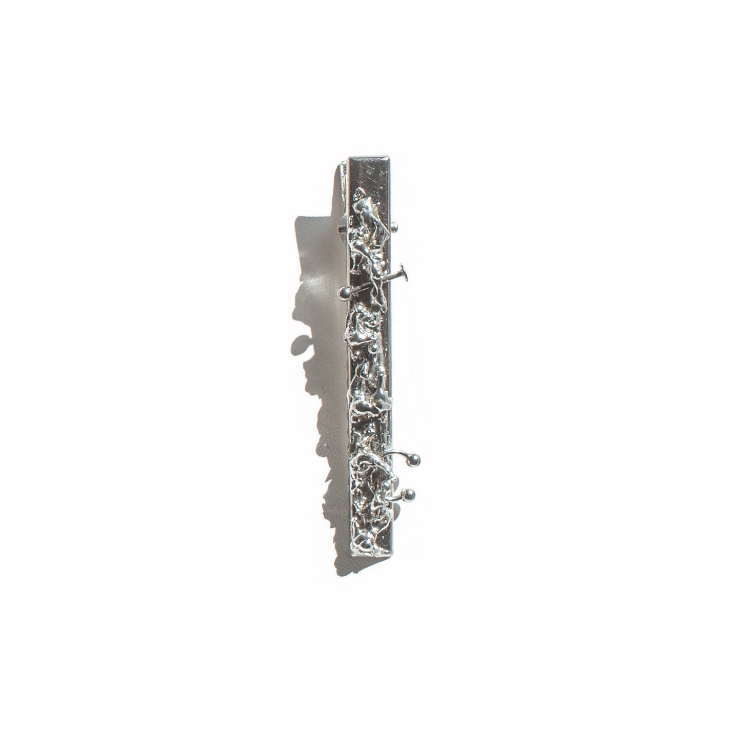 Fluid Metal Hair Clips