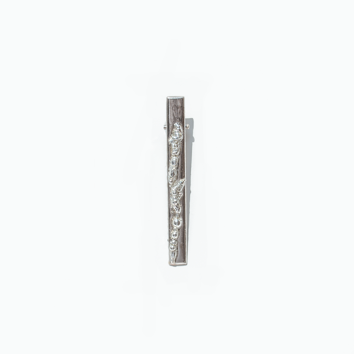 Fluid Metal Hair Clips
