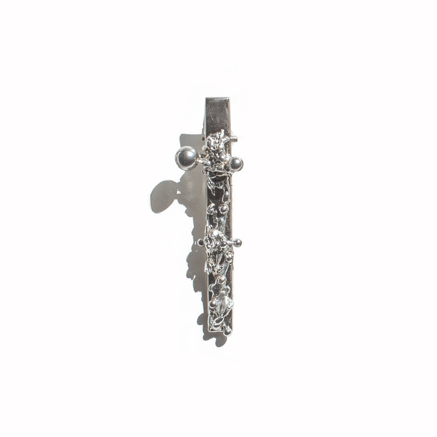 Fluid Metal Hair Clips