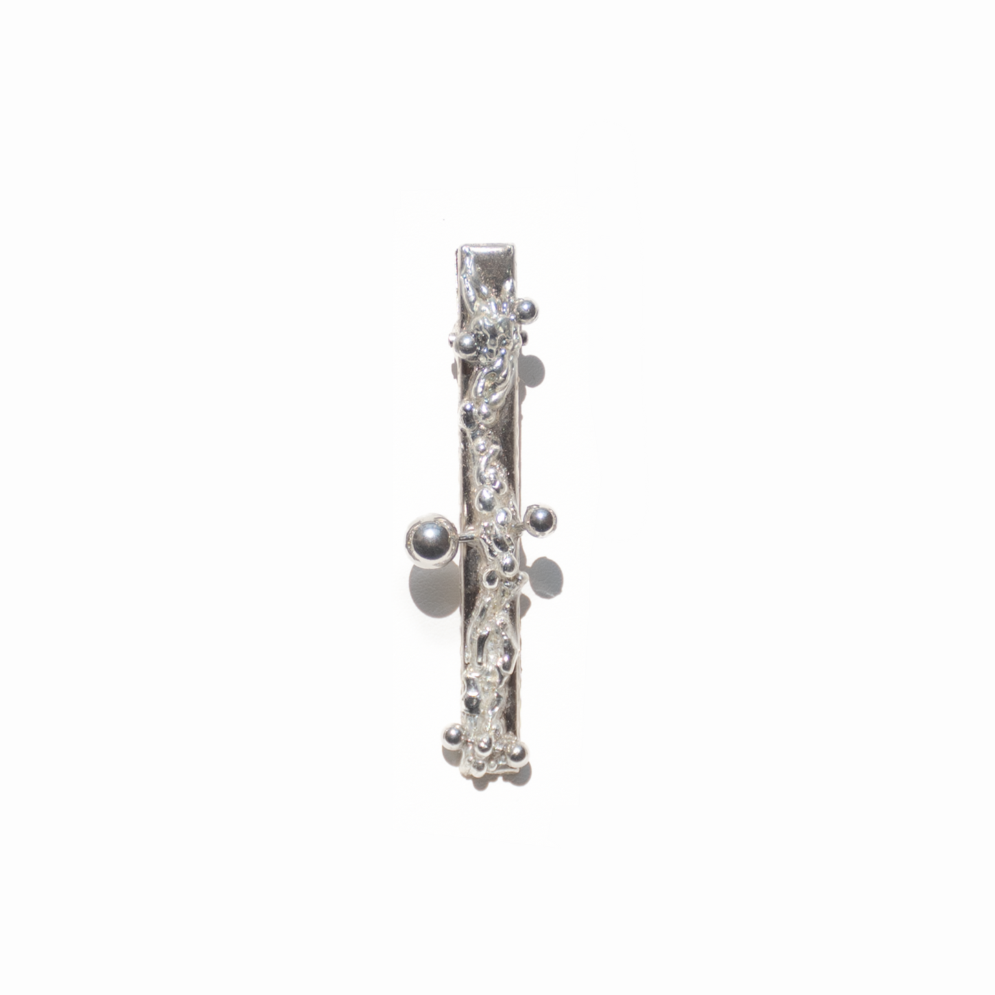 Fluid Metal Hair Clips