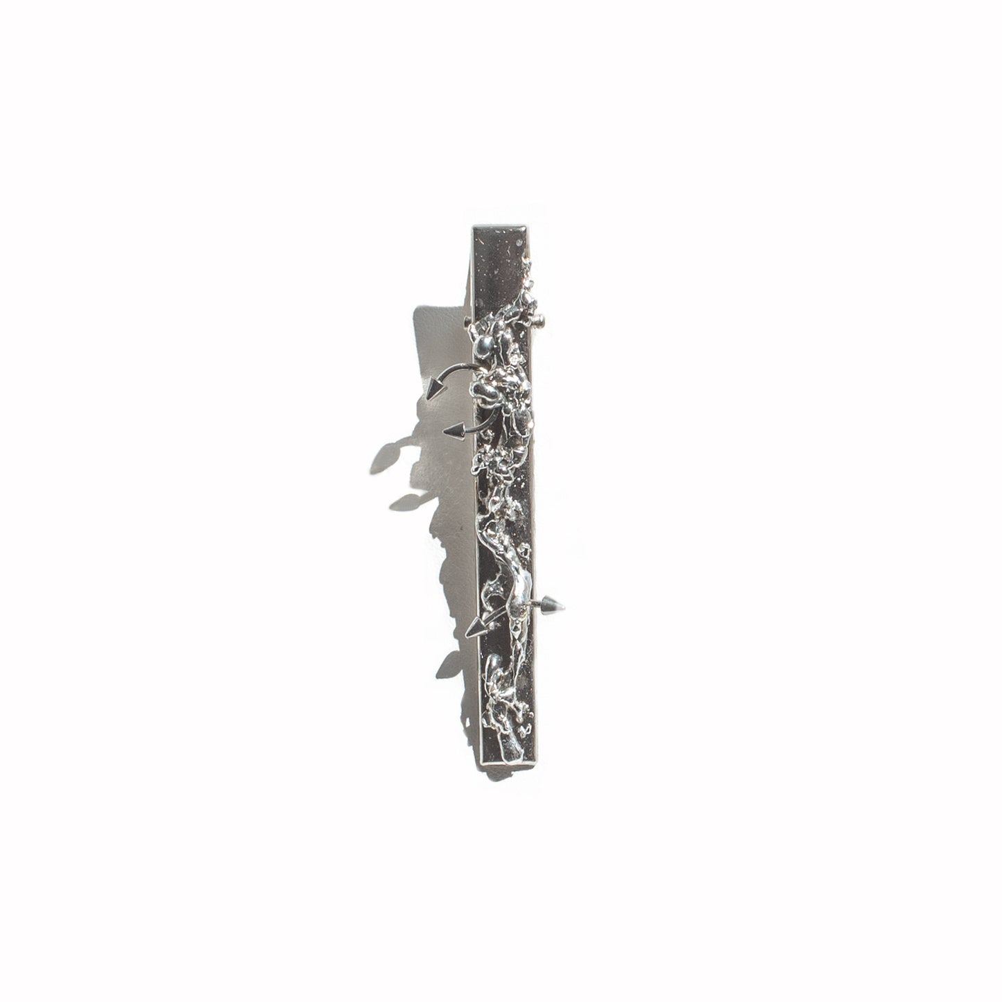 Fluid Metal Hair Clips