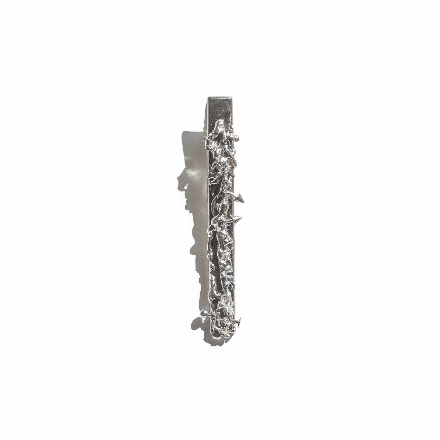 Fluid Metal Hair Clips