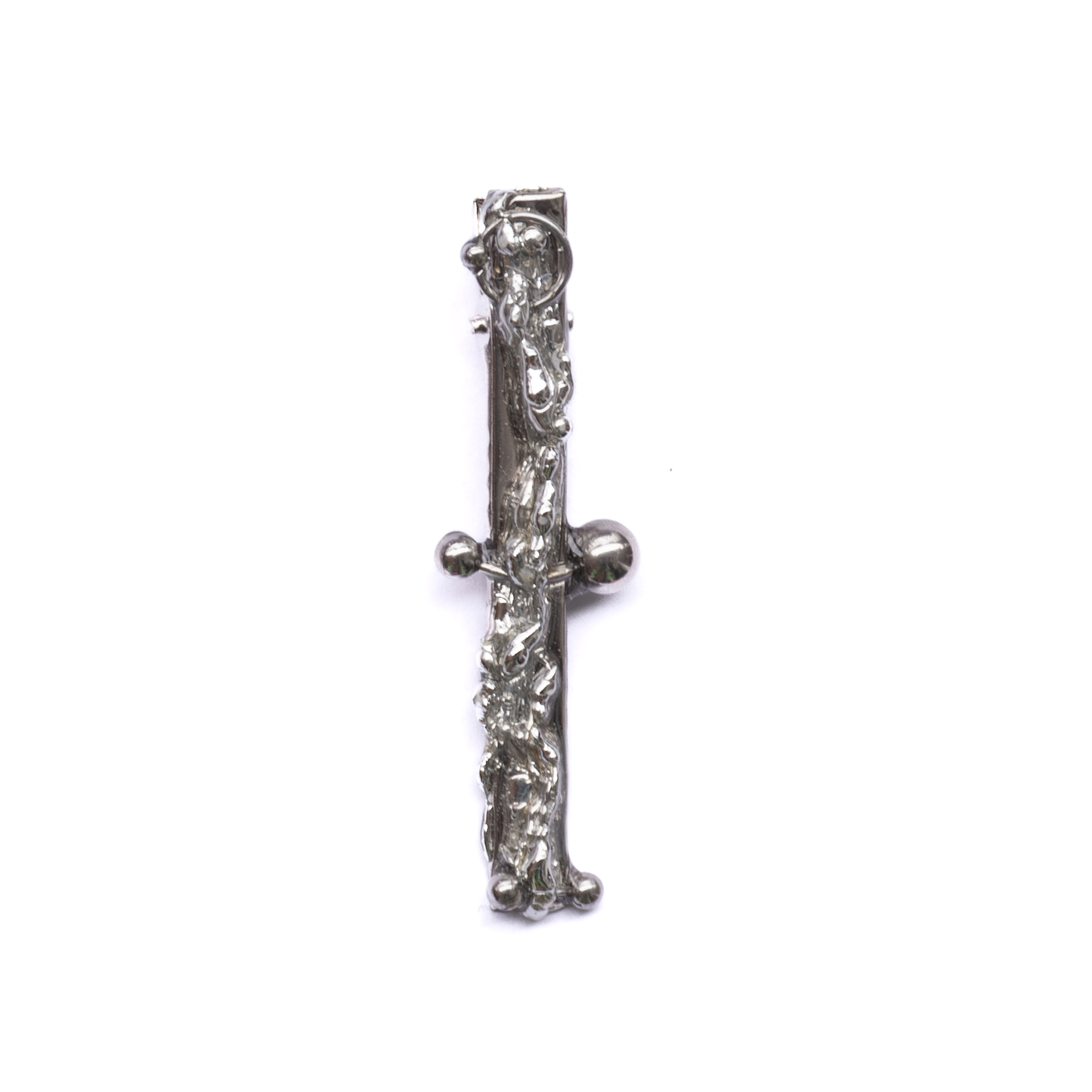 Fluid Metal Hair Clips