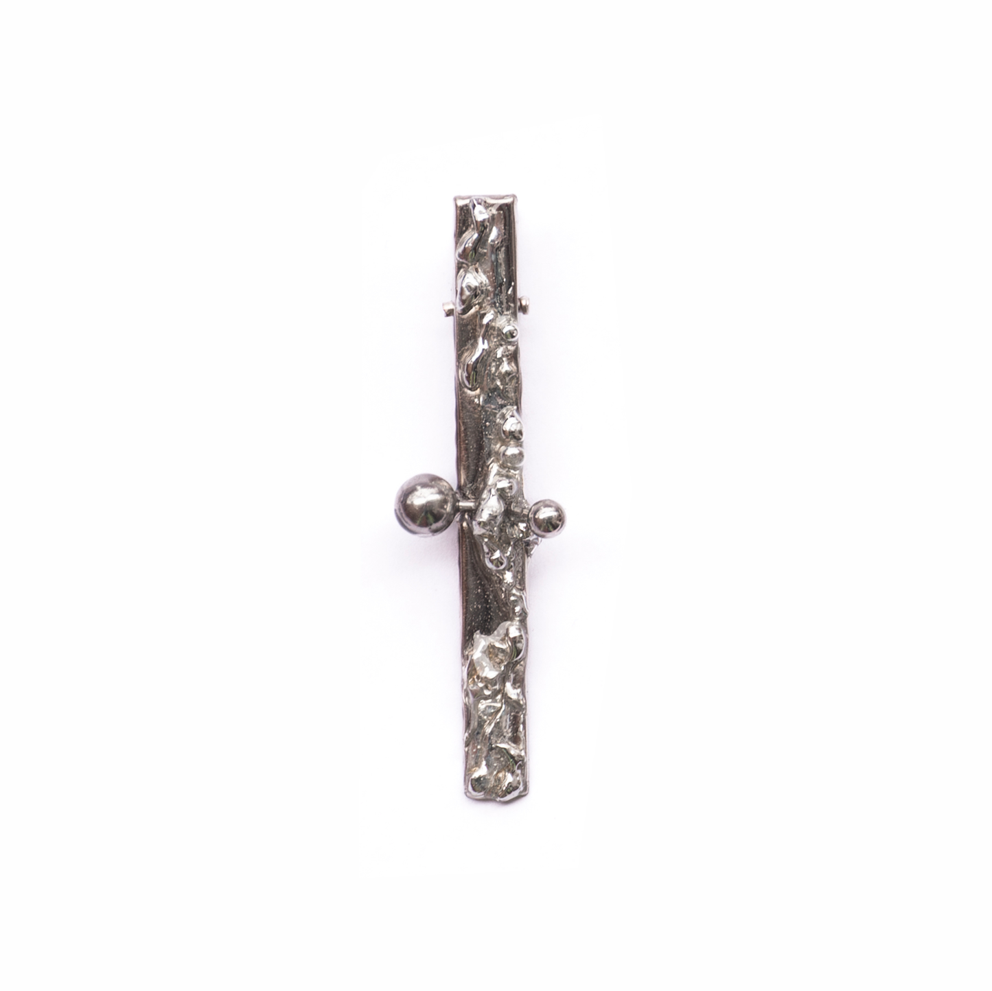 Fluid Metal Hair Clips