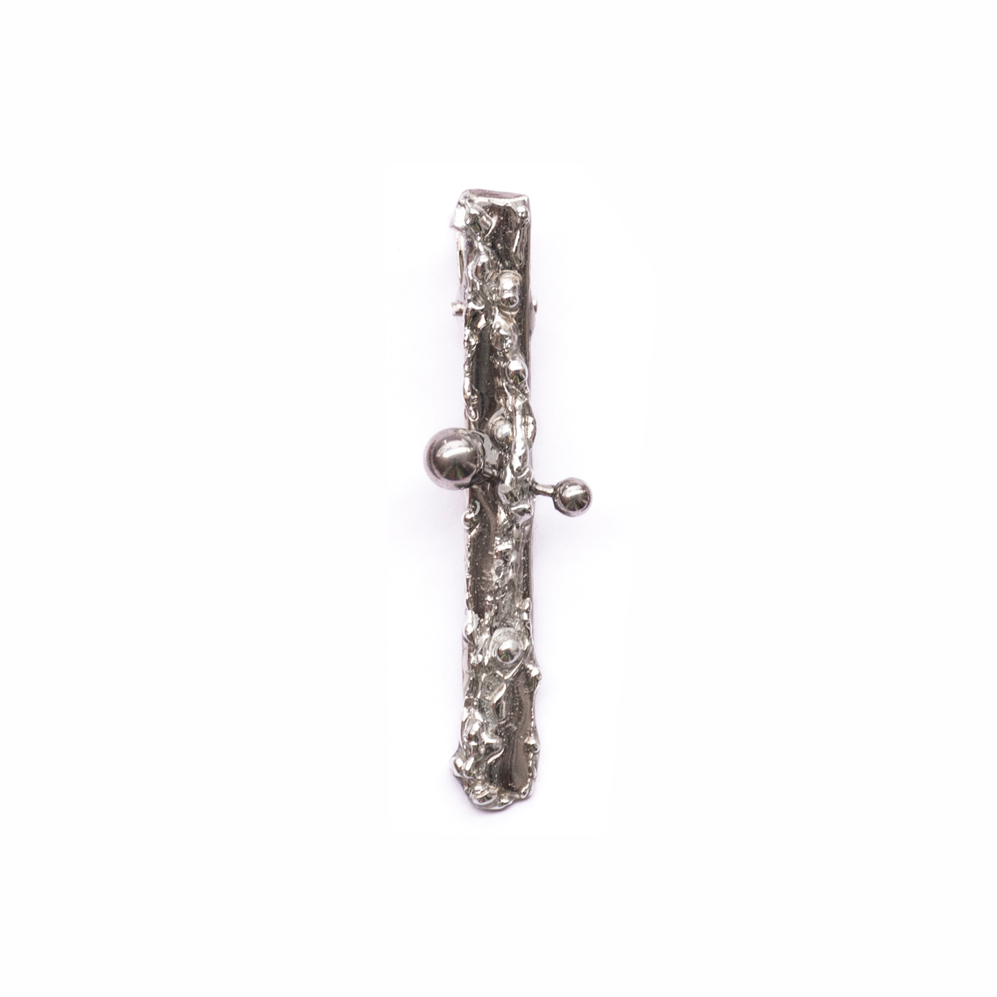 Fluid Metal Hair Clips