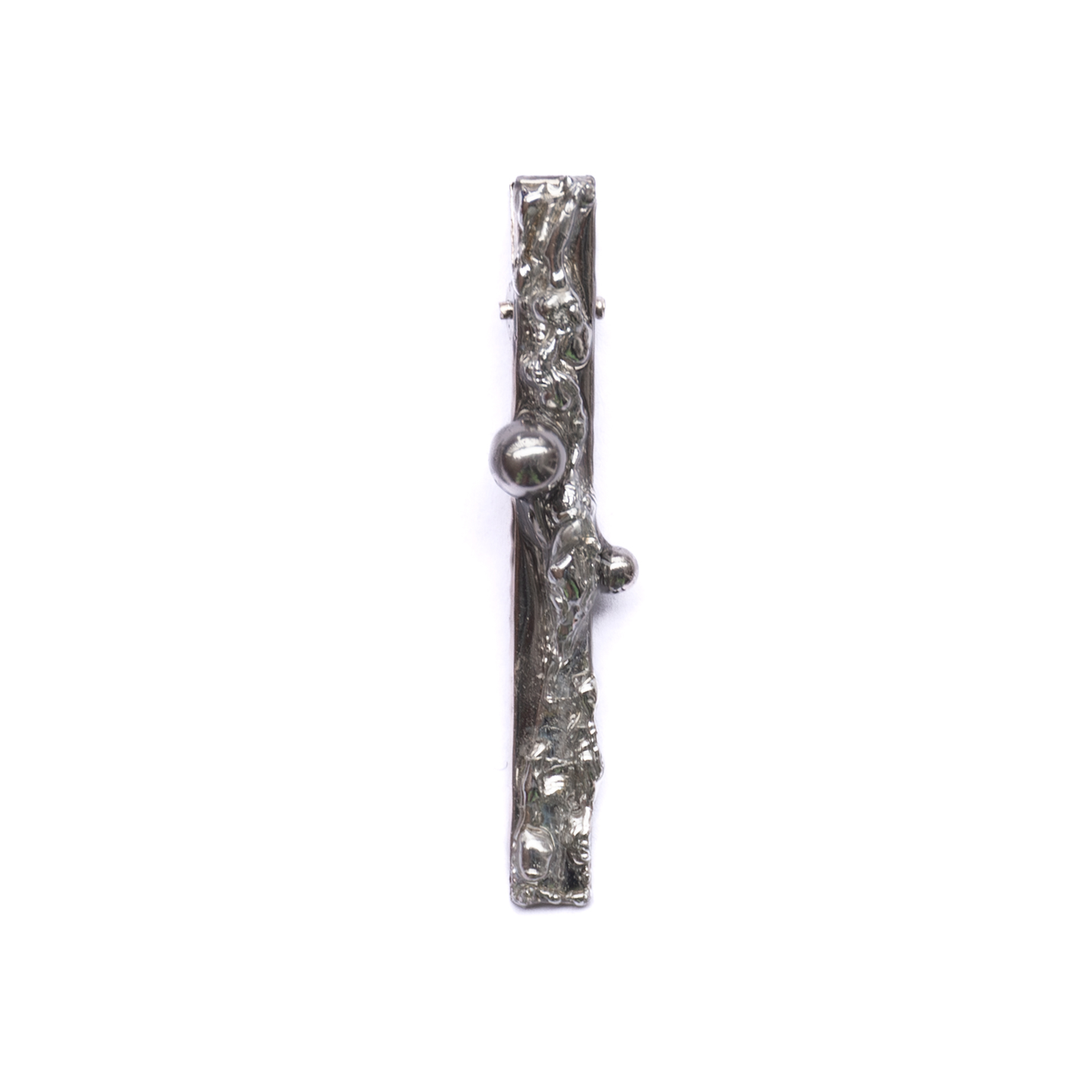 Fluid Metal Hair Clips