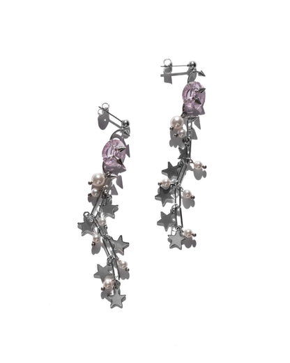 Pink Stardust Earrings