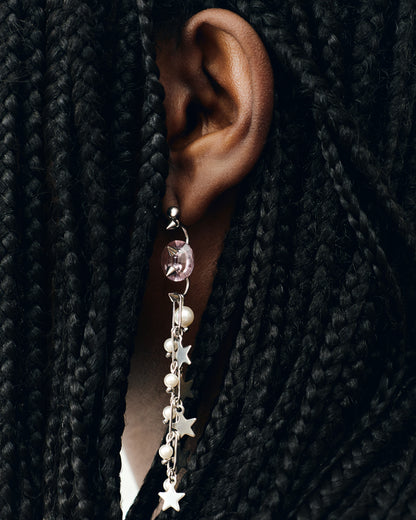 Pink Stardust Earrings