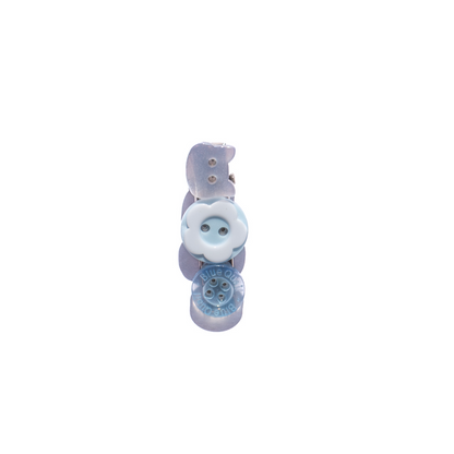 Mismatched Buttons Mini Hair Clips