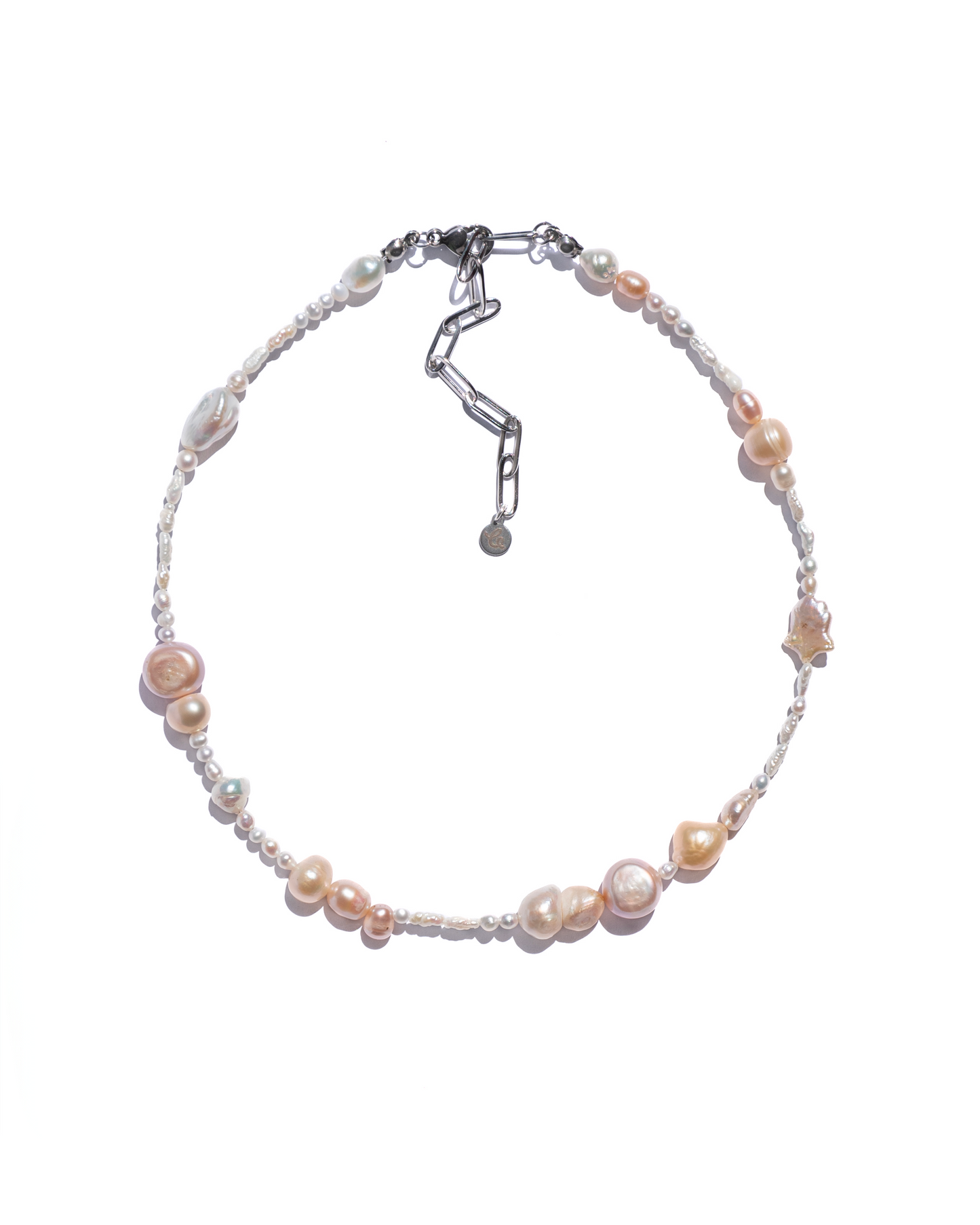 Pearl Cluster Necklace